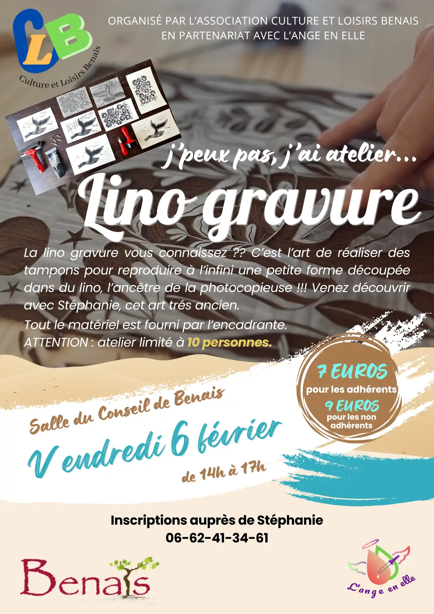 Atelier lino gravure 6-02-2026