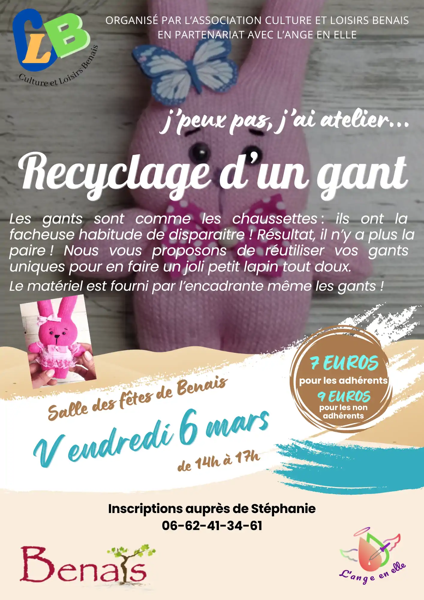 Atelier recyclage d'un gant 6-03-2026